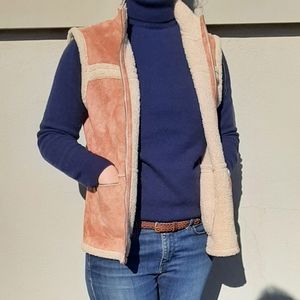 Faux Shearling Vest Medium